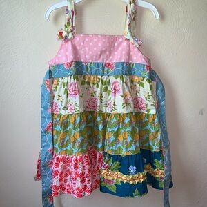 2T 3T Matilda Jane adjustable strap length bohemian dress